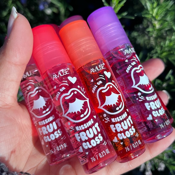 Amuse Lip Glow Kissing fruit roll on lipgloss 2 for $3 CLASSIC - Picture 2 of 7